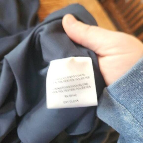 Gal Meets Glam Juliet Cowl Neck Crepe Midi Dress in Blue sz 6 - Picture 4 of 5